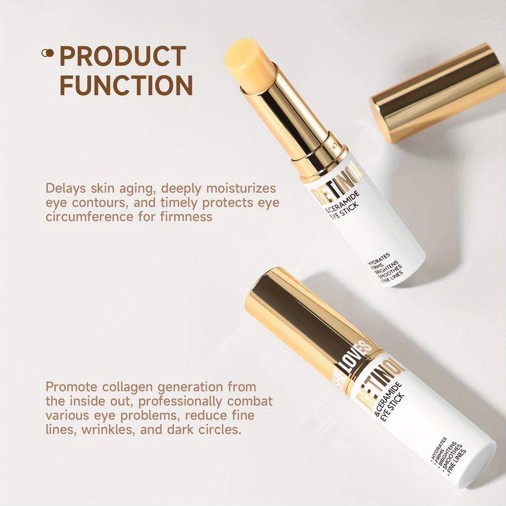 Retinol & Ceramide Eye Cream Stick Eye Firming Repair Fine Line Eye Cream