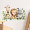 Caton Giraffe Löwe Flusspferd Wandaufkleber Kinderzimmer Schlafzimmer Hintergrund Dekoration Tapete Heimdekoration Aufkleber
