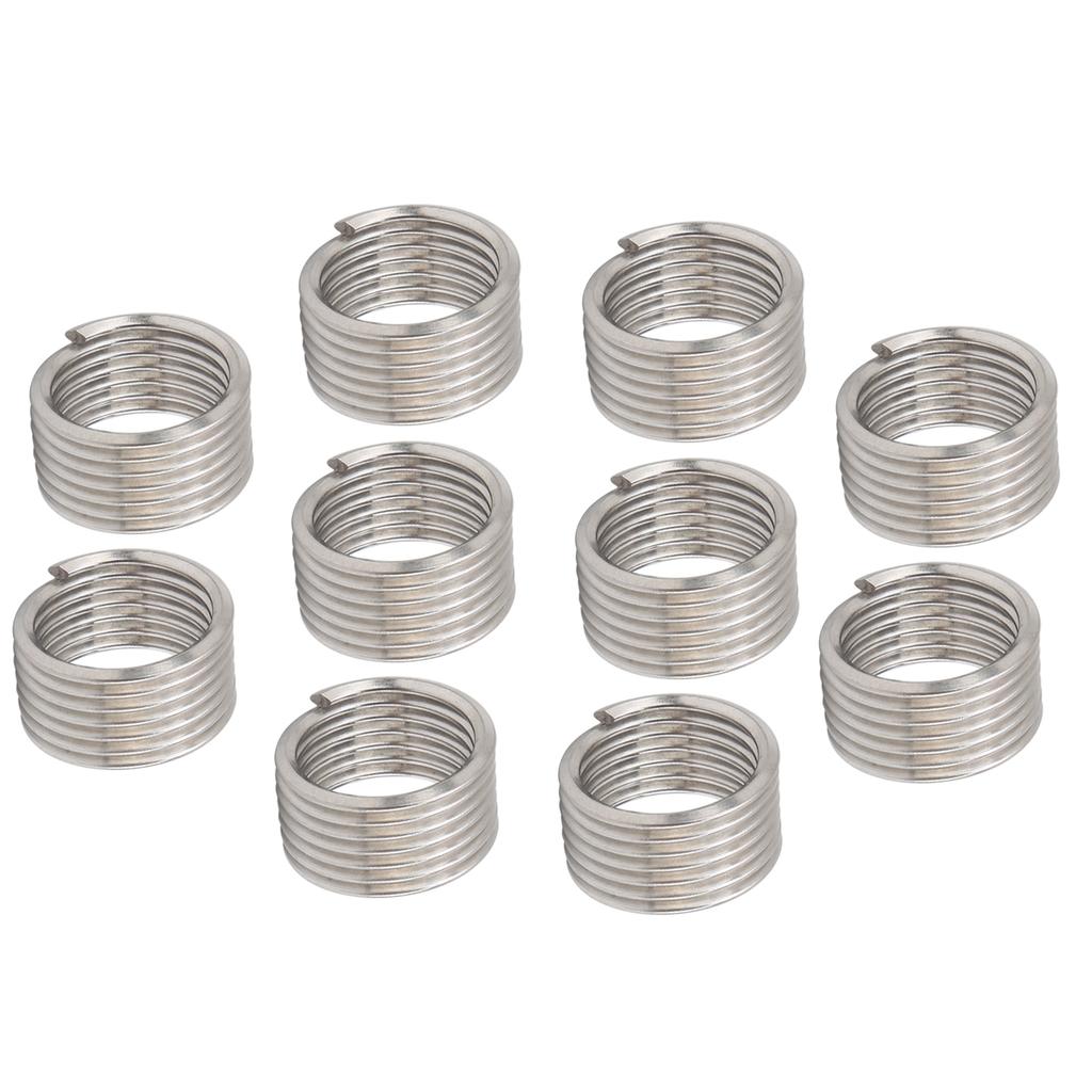 10 ks Závitových opravných vložek Ochranná pouzdra z ocelového drátu Kování M18 x 21D