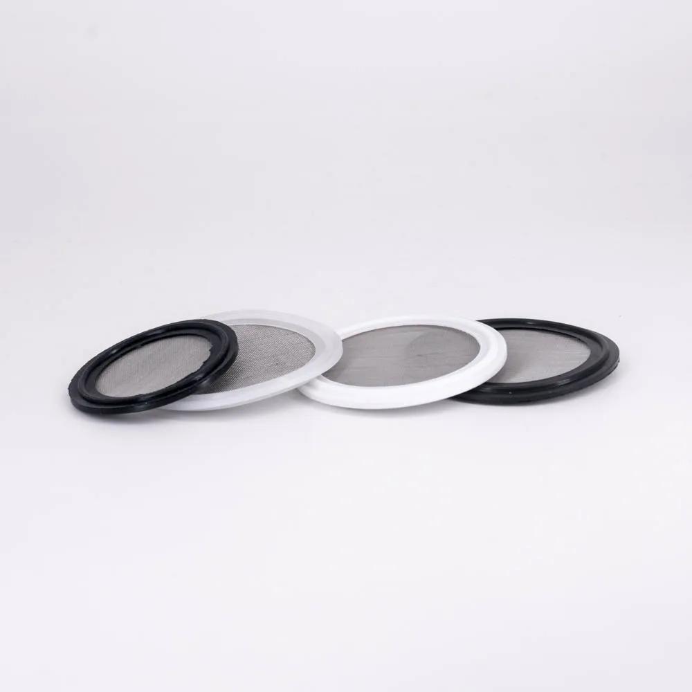 Filtro a Rete 10 20 40-80 100 150 200 300 Mesh 1.5" 2" 3" 4" Tri Clamp Guarnizione in Silicone PTFE EDPM FKM Striscia di Tenuta Sanitaria per Homebrew