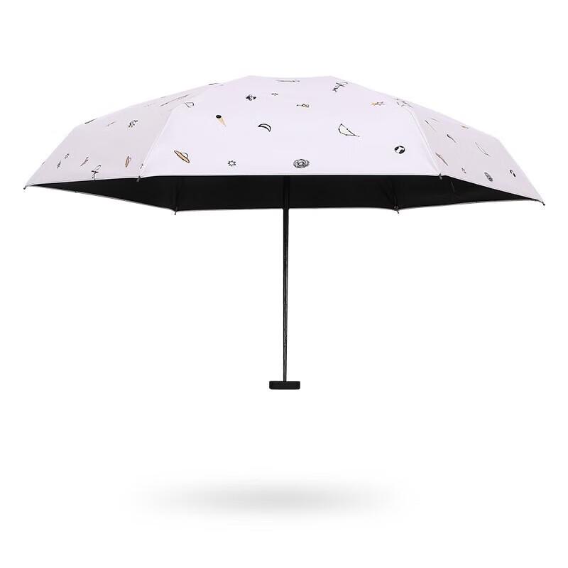 Paradise Black Glue UV Sun & Rain Umbrella