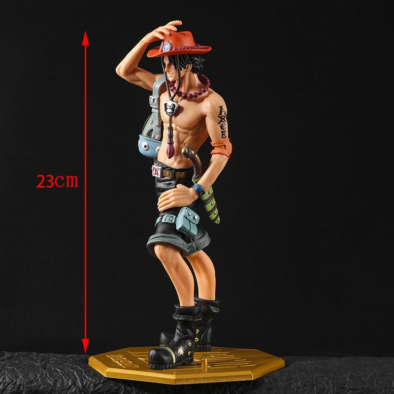 Anime One Piece 10. Jubiläum Feuerfaust Escal D Ace Luffy Bruder Figur Spielzeug Portgas D Ace PVC Action Modell Puppen Geschenke