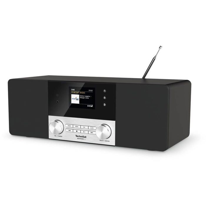 Radio dab technisat - 0000/3937 - noir - bluetooth 4.1 - haut-parleurs intégrés