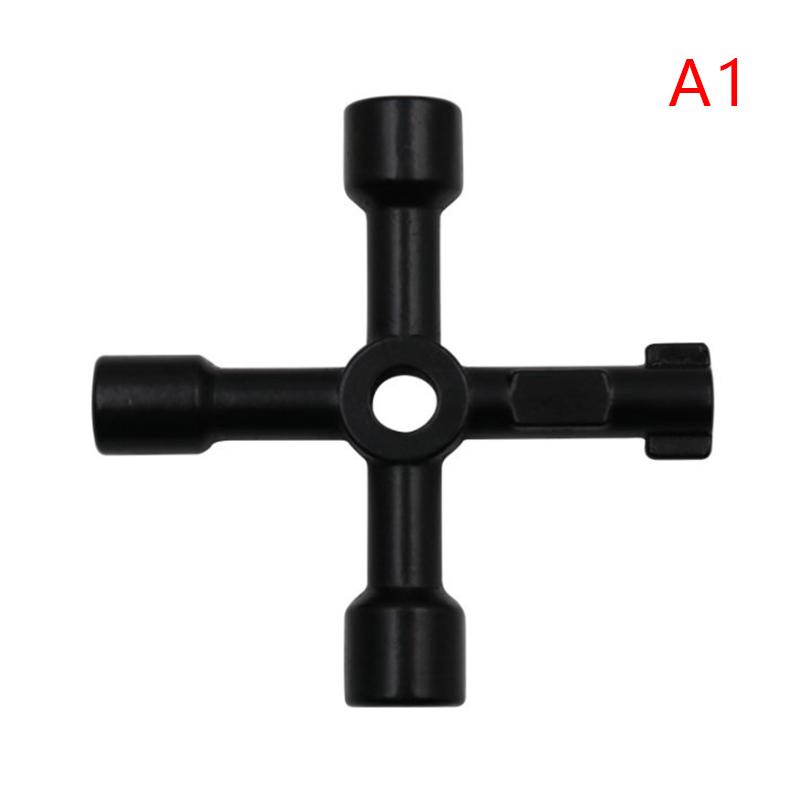 

Многофункциональный ключ 4-х сторонний универсальный внутренний треугольный ключ гаечный ключ Высококачественные многофункциональные инструменты для ремонта Ручной инструмент чёрный