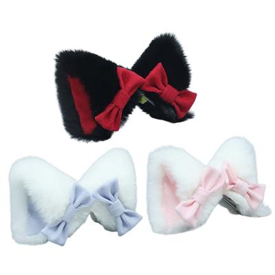 Cartoon Cosplay Kitten Ear Hair Clip Hairpin Furry Kitten Hair Styling for Live Show Hair Clip Furry Cats Animal