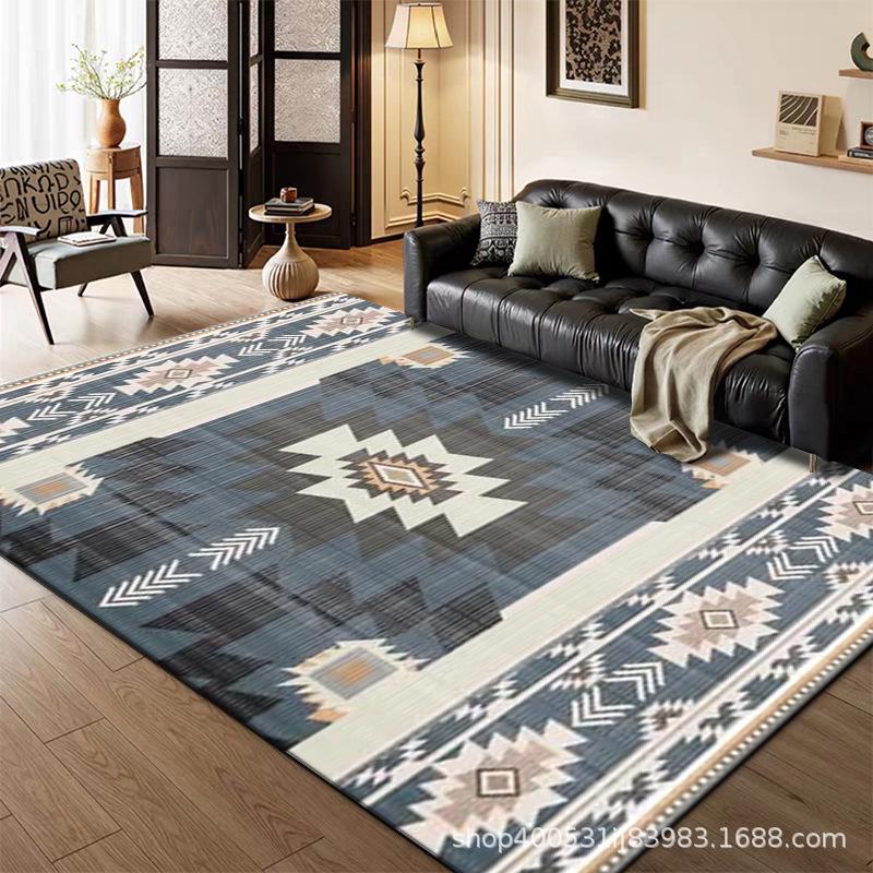 Vintage Moroccan Rug Outdoor Tent Photography Scene Carpet for Bedroom or Homestay