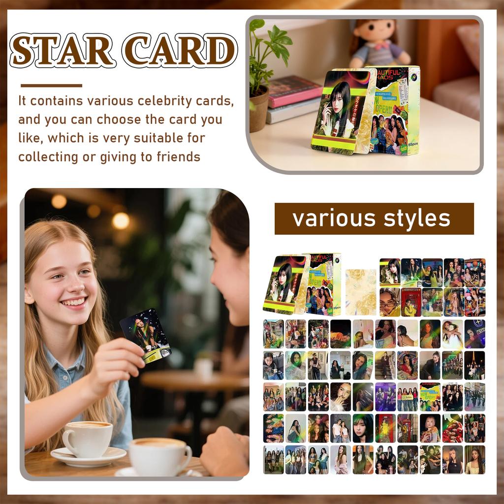 Photos Of - Girl's Group Stars, Collectible Small Cards, Collectible, Gifts Suitable For Stars