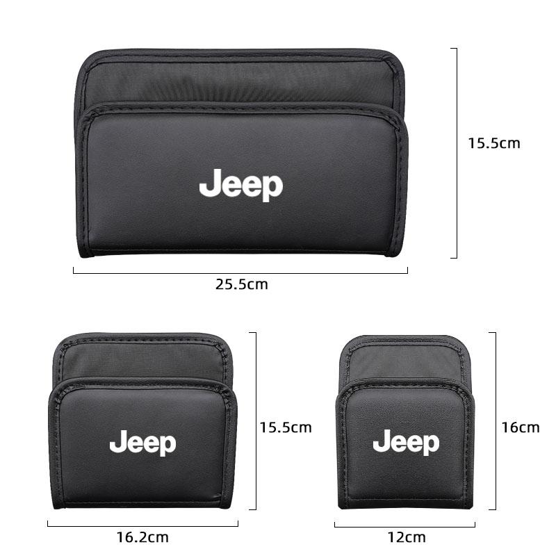 AIY5 Jeep Car Multifunction Organizers Pocket Bags Auto Accessories For Jeep Renegade Compass Grand Cherokee Wrangler Patriot Rubicon