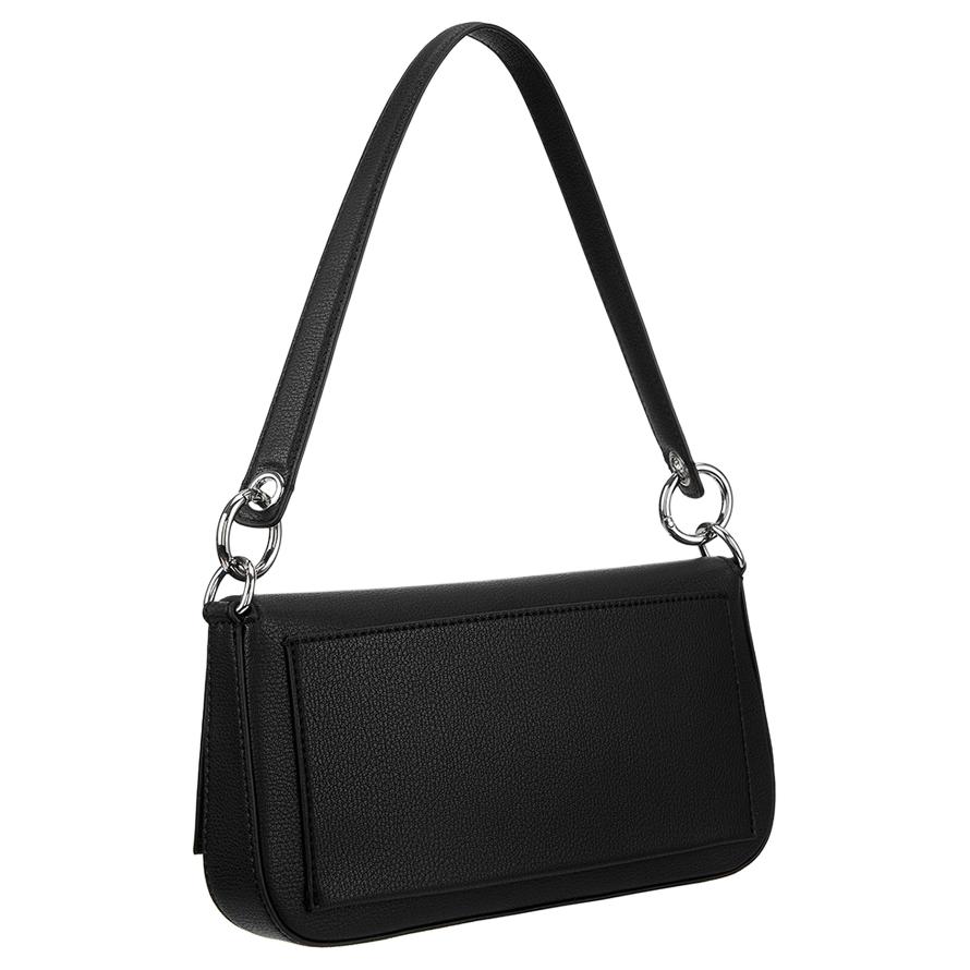 New CALVIN KLEIN Synthetic Material Baguette Bag, Shoulder Bag, Handbag, Crossbody Bag, Shoulder Bag Women's Black DH3458-001