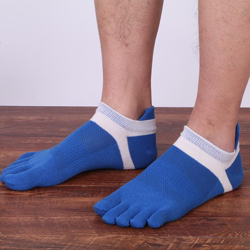 Men's Summer Thin Low-Cut Cotton Five-Toe Socks