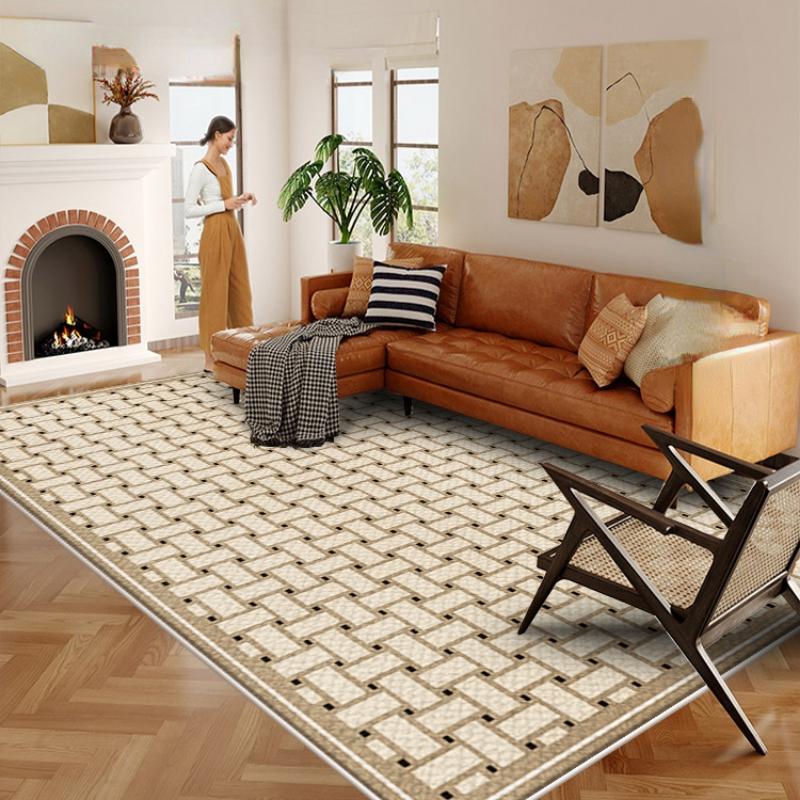 Modern Style Living Room Decoration Waterproof Carpet Large Area Rugs for Bedroom Washable Cloakroom Soft Floor Mat Non-slip Rug