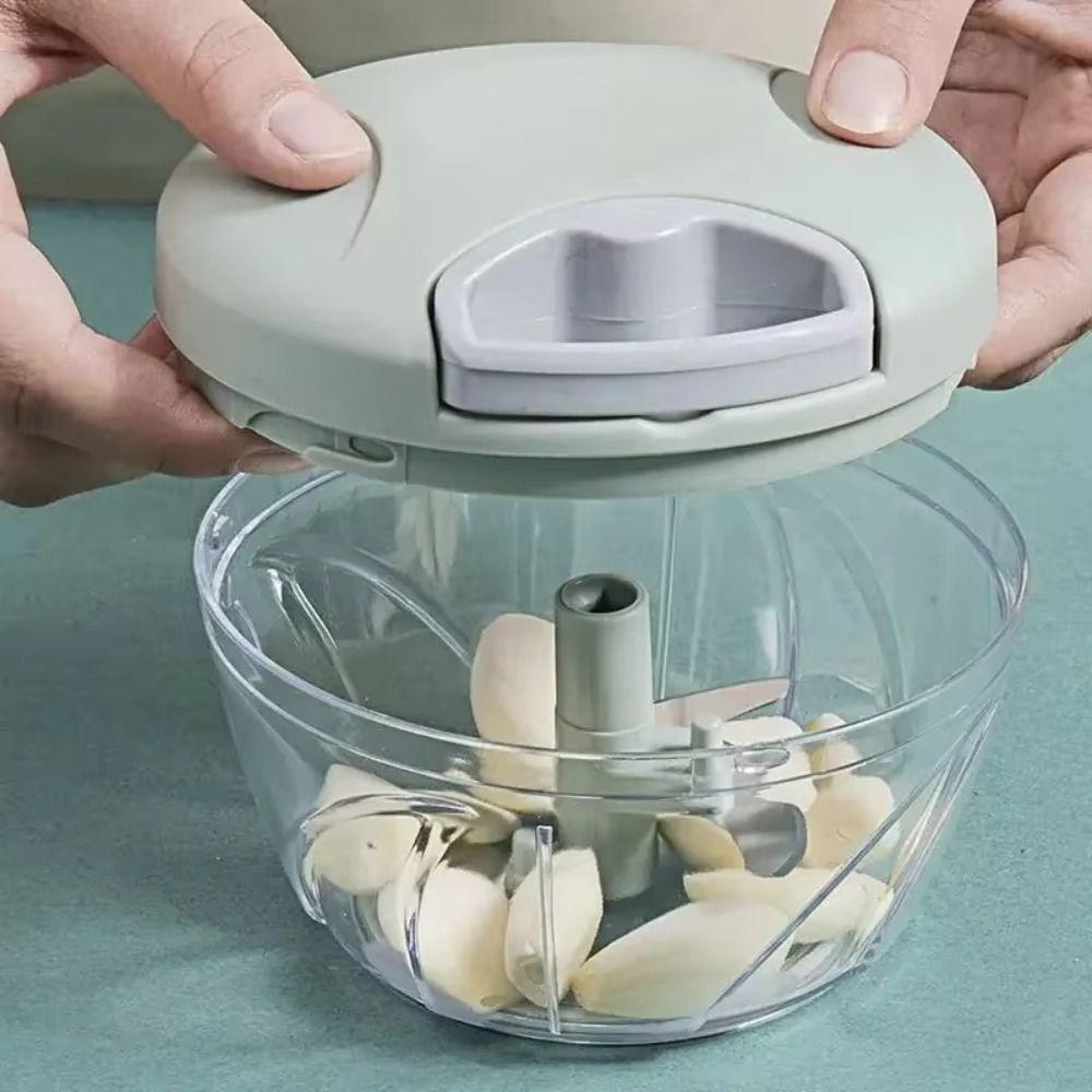 500/900ML Manual Ginger Grinder Manual Rotate Handheld Meat Grinder Garlic Chopper  Household Use