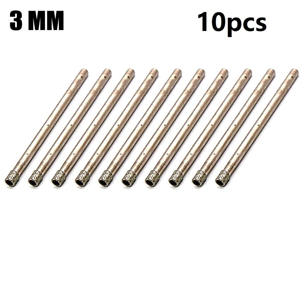 Drill Bit Bit Rotary Diamond Sleeve Shape 1-4mm 1/1.2/1.5/1.8/2/2.5/3/4mm