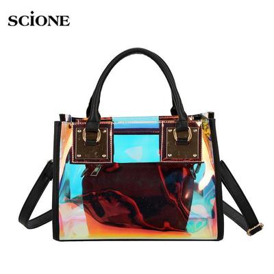 Small Bag New Crossbody Fairy Bag Laser Hand Single Shoulder Transparent Jelly Summer
