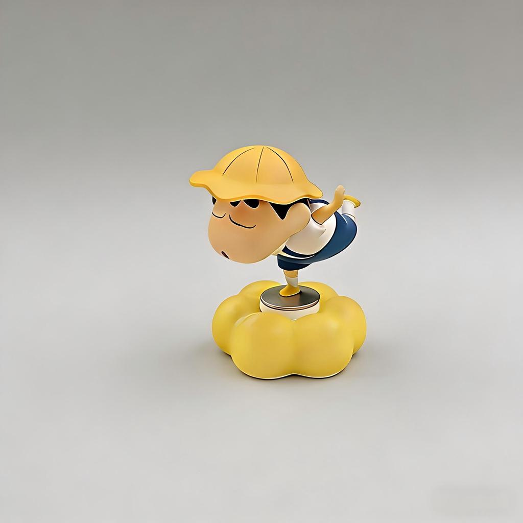 2026 Flying Shin-chan Rotating Flower Car Ornament for Center Console Decoration