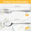10/20Pcs Stainless Steel Kid Fork Spoon Outdoor Fork Tableware Portable Picnic Travelling Dinnerware Child Cutlery Set for Home