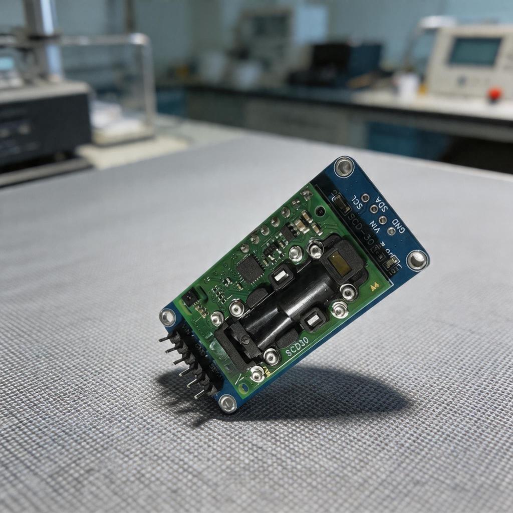 SCD30 Carbon Dioxide Sensor Module For Indoor Air Quality Monitoring Support Intermittent Measurement Mode Low Power Consumption