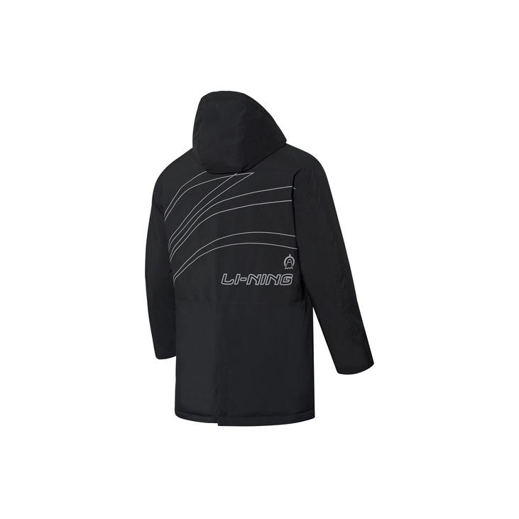 Li Ning Badminton Series Casual Sports Down Jacket Men Outerwear Black AYMQ131-2