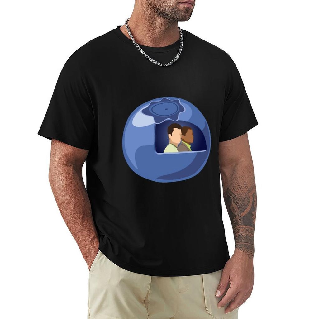Psych Tv In The Blueberry Tshirt Light Athletic Short Sleeve Tee Shirt