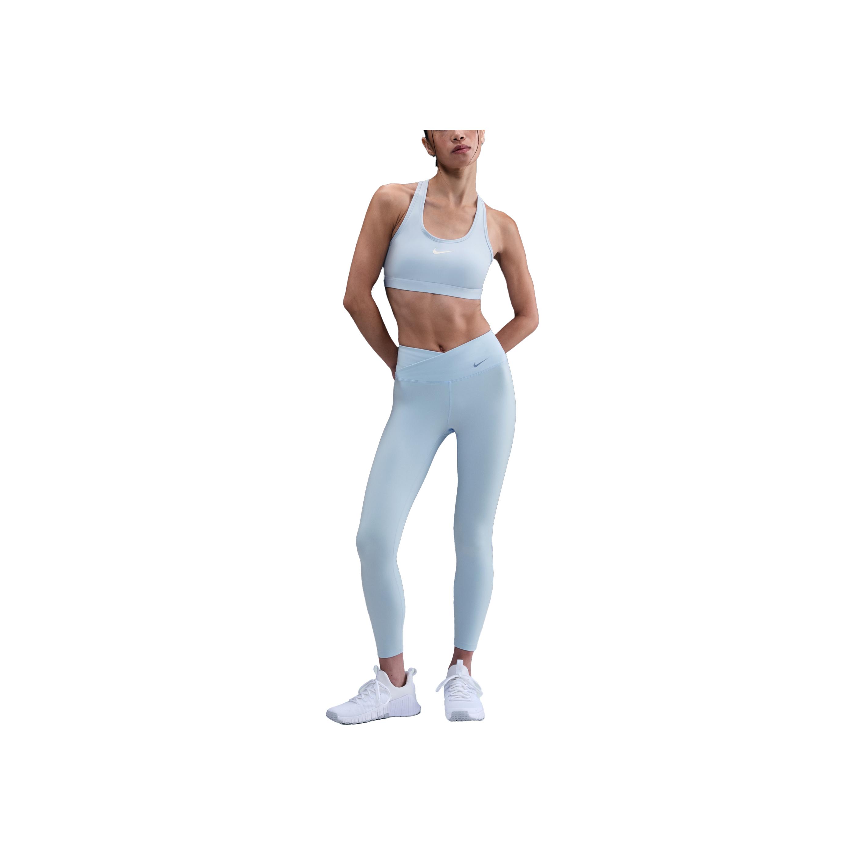 

Nike Swoosh Dri-FIT Спортивный бюстгальтер средней поддержки однотонный женское нижнее белье DX6822442 M