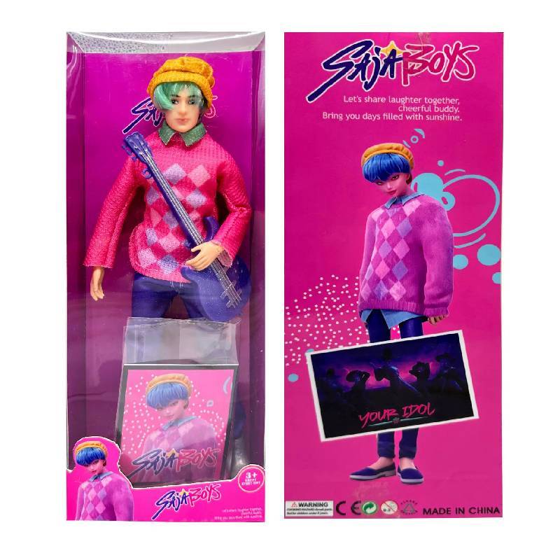 Kpop Demon Hunters Saja Boys Pvc Articulated Desk Figure For Collectors And Decor