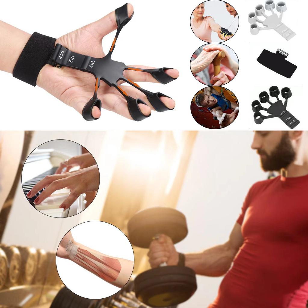 Grip Strength Trainer,Double-Sided Finger Exerciser and Hand Strengthener for Hand Therapy,Climbing - Relieve Pain for Arthritis