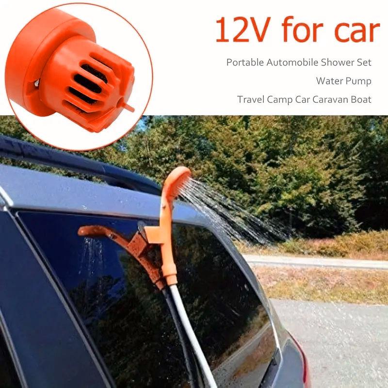 1 Set Tragbare DC12V Auto Dusche Outdoor Dusche Ausrüstung, Einfache Outdoor Elektrische Dusche