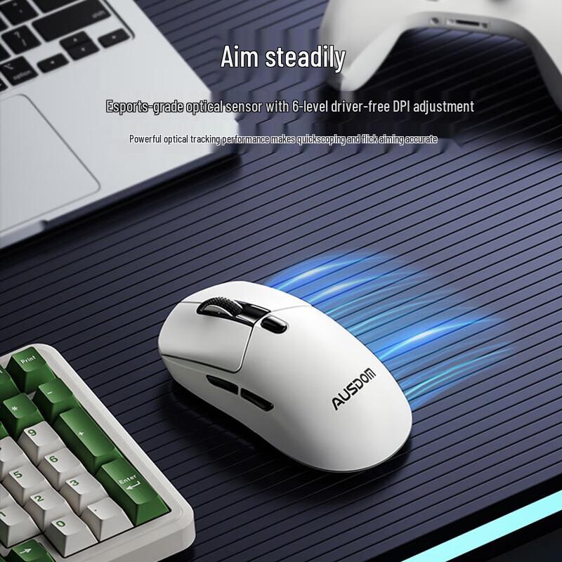 AUSDOM G01 Tri-Mode Wireless Ergonomic Mouse