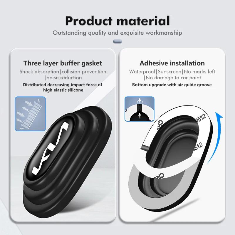 4 Pack Car Door Shock Pad Impact Sticker for Kia Sportage Ceed Picanto Rio ProCeed Niro 5 3 4 K7 K5 K8 K3 Ray K9 QD2