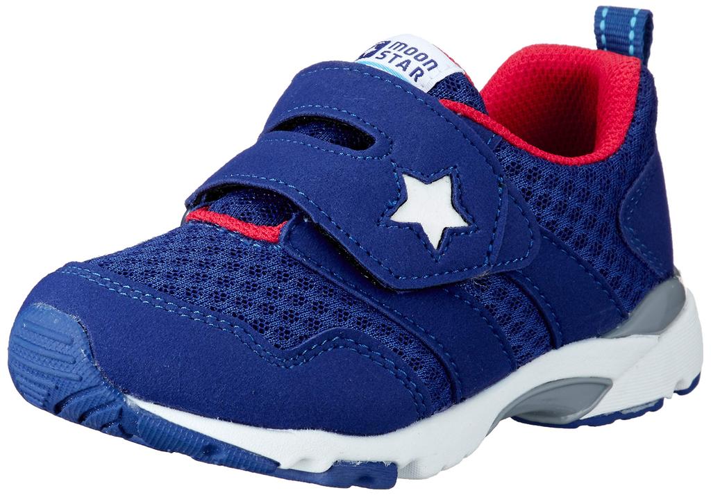 athletic water wide cm [Moonstar] Sneakers, shoes, repellent, 3E, width, kids, boys, girls, navy, 16.5