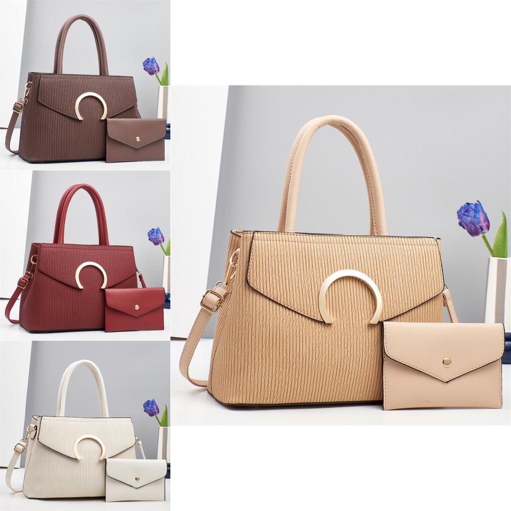 Spacious And Classic Pu Leather Tote Bag For Women Ideal For Outfits Daily