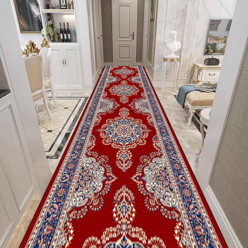Retro Persian Carpet Runner Rug for Living Room Hallway Stairs Home Decor Kitchen Mat Corridor Aisle