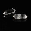 1 PC Gift Reiki Treatment Healing Stone Double-pointed White Quartz Hexagonal Wand Clear Crystal Obelisk