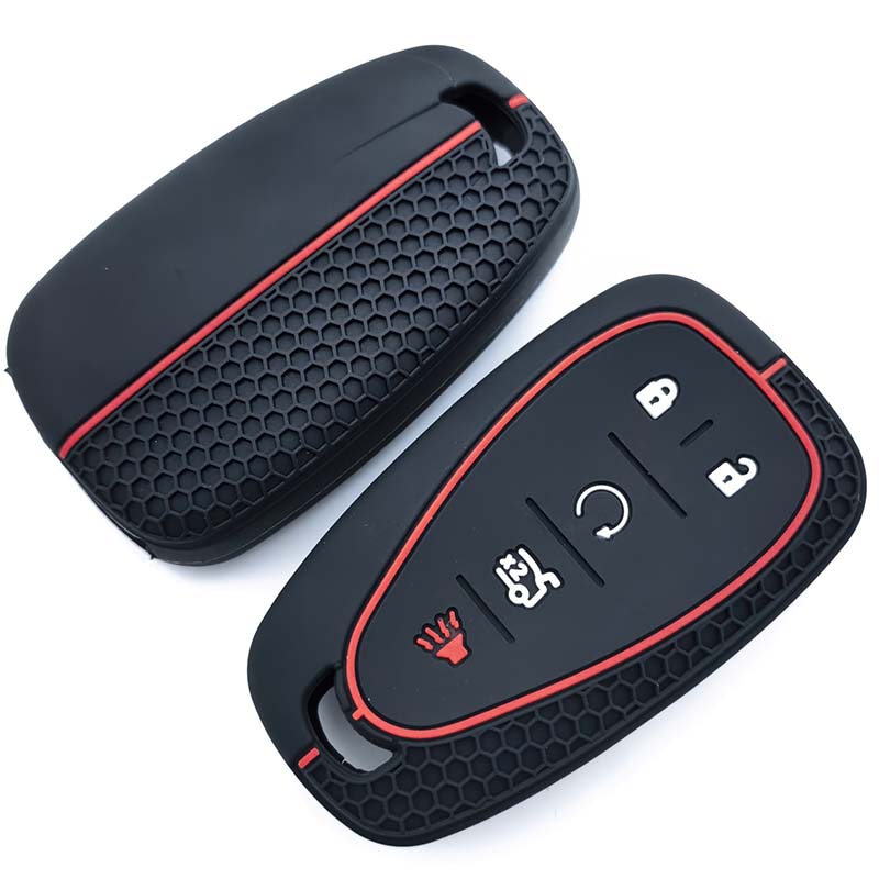 New 5Button Silicone Car Remote Key Case Fob Shell For Chevrolet Chevy Camaro Cruze Malibu Equinox Onix Spark Sonic Volt Protect