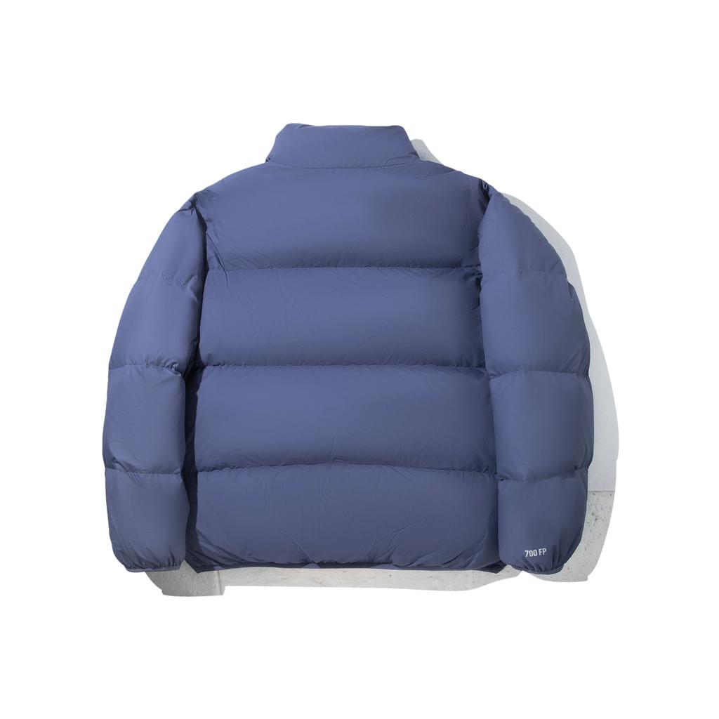 Li Ning Trendy Sports Series Simple Casual Stand Collar Loose Short Versatile Down Jacket Men Outerwear AYMV541-3