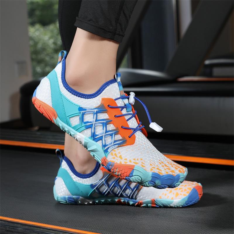 Summer New Fashion Green Men's Aquatic Sneaker Unisex Breathable Quick-drying Wading Shoes Plus Size 48 Barefoot Shoes for Men