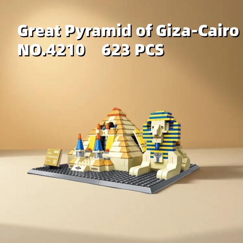 Superior-Grade 623Pcs World High-Standard Famous First-Class Landmark Premium-Quality Construction-Set First-Class Pyramids Construction-Kit