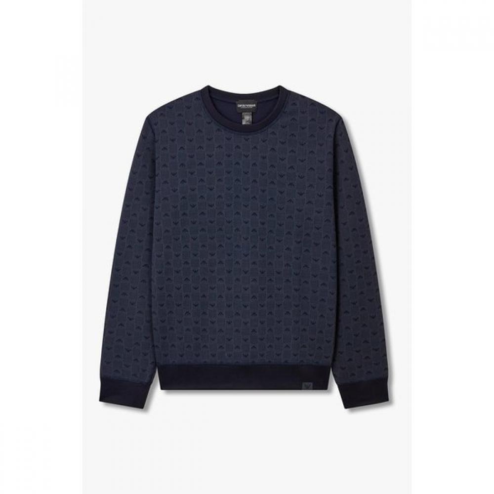 

Emporio Armani Men S Logo Pattern Lounge SweatShirt 0815336028 M(100)