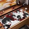 Pink Mouse Pad Anime Creepypasta Gaming Notebook Accessories Gamer Pads Keyboard Mat Protector Large Mousepad Pc Carpet
