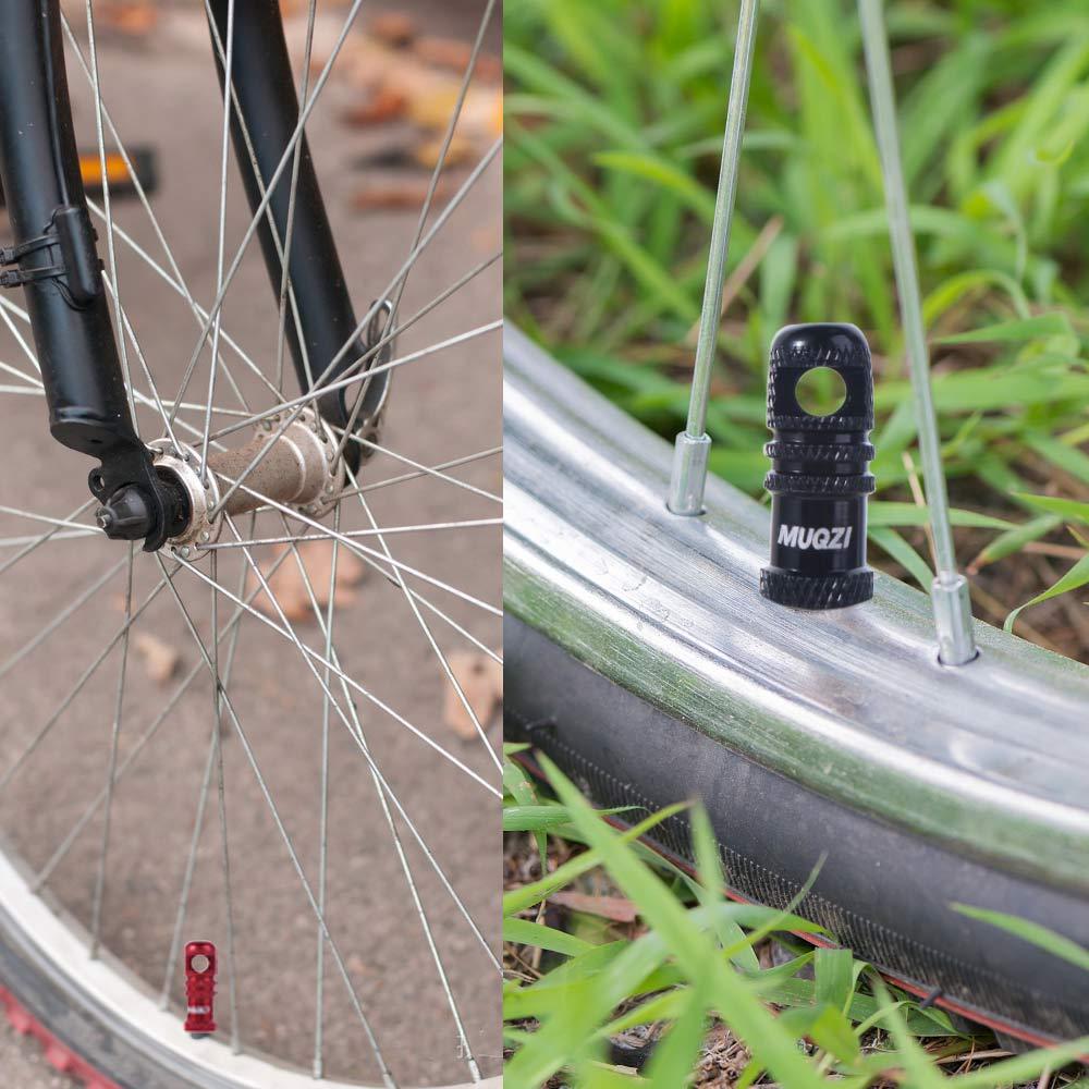2PCS Wear Resistant Tubeless Tire Valve Cap Anti Corrosion Presta/Schrader Tire Valve Cap Bike Tire