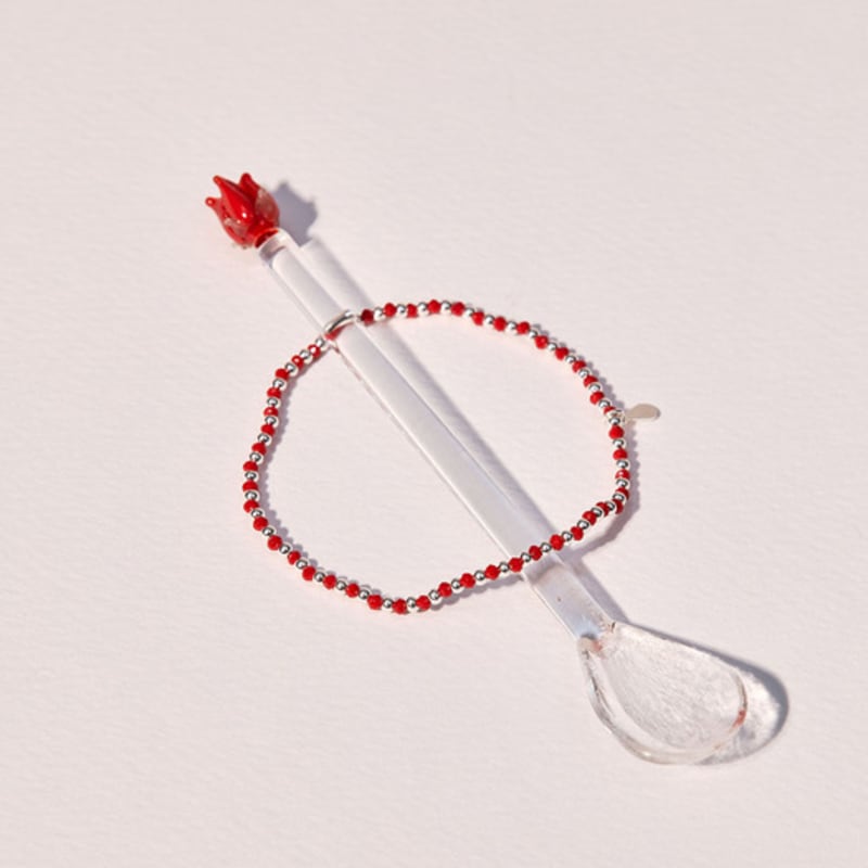 Hei [sv925] Color Crystal Bracelet