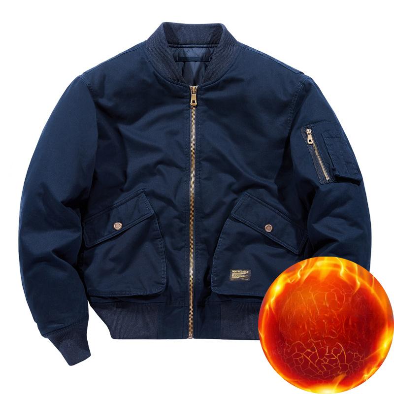 Autumn and Winter Men's Tooling Jacket Flight Jacket Jacket Locomotive Clothing Men's Clothing