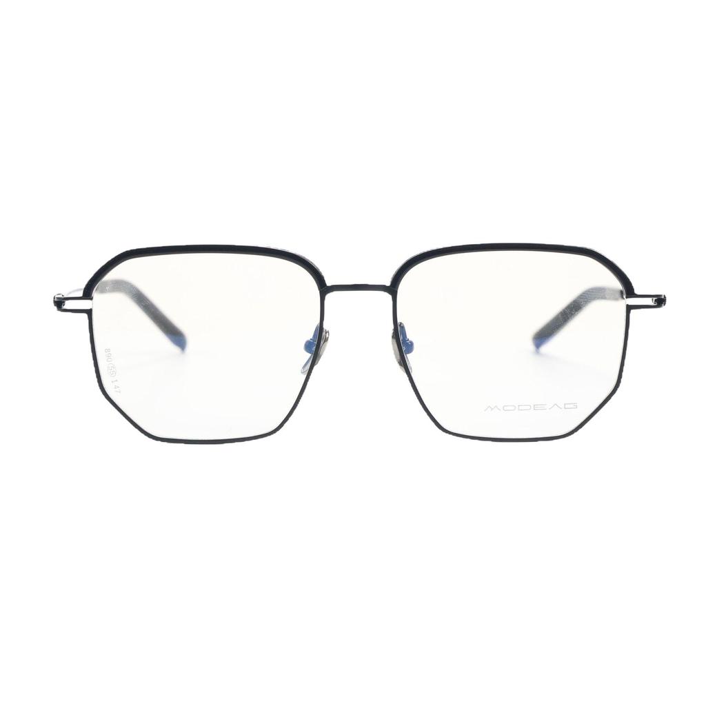Danyang Two-Tone IP Plated Browline Glasses: Men's Pure Titanium High-Power Myopia Eyeglasses with Thick Rim and Acetate Frame.