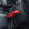 For Dodge Ram 1500 19-2025 ABS Red Steering Wheel Adjust Switch Decor Cover Trim