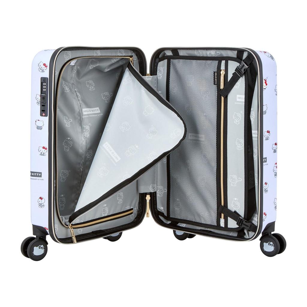 small with cup Sanrio White Heart [Sifre] Carry-on suitcase, size, holder, characters, SA14.