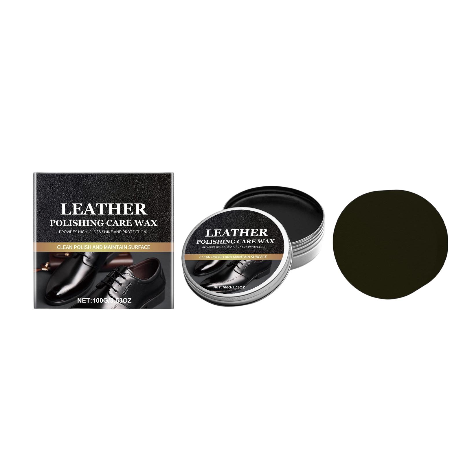 Leather Polishing And Care Wax, Aging, Brightening, Cleaning And Degreasing Leather Wax.