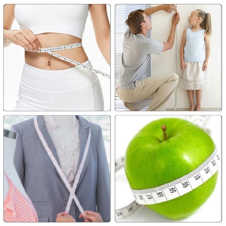 60"/150cm Soft BodyFitness Measuring Ruler Sewings Cloth Tailor Tape Measure