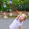 32-Hole Bubble Wand with Concentrate Packs Fun Outdoor Toy Bubble Blowing Machine Toy for Kids Adults