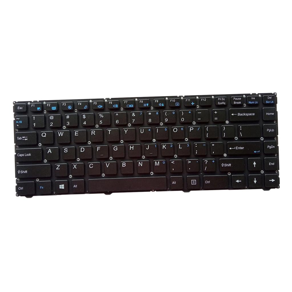 Laptop Keyboard US Layout 2R76NW-4302 Matte Durable Keypad for W940SU W940TU W9400 Accessories