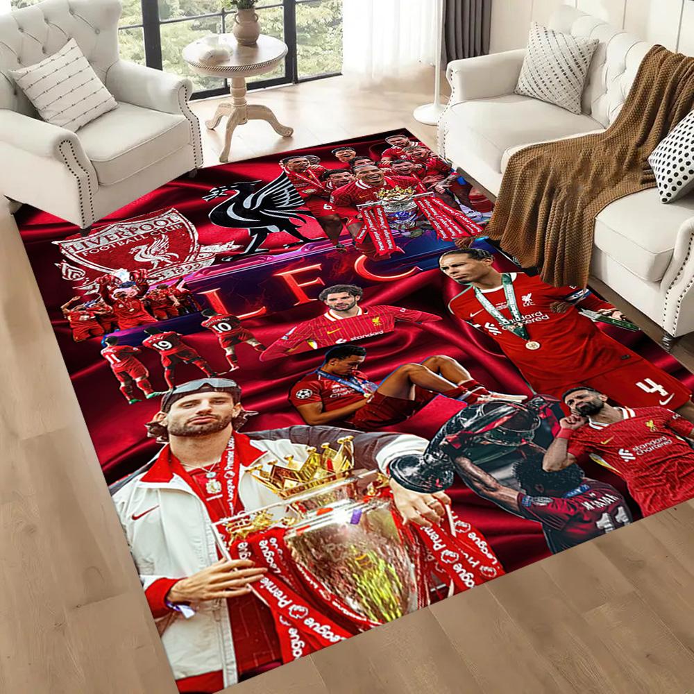 Liverpool Football Club Floor Rug Office Rug Design For Study Room Entryway Playrooms Outdoor Antislip Rug Anime Office Decor Spiritual Gift